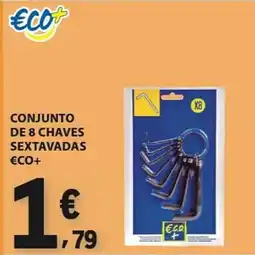 E.Leclerc Conjunto de 8 chaves sextavadas eco+ promoção