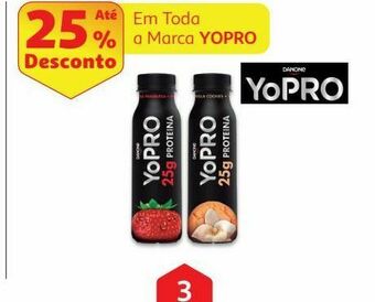Auchan Iogurte líquido yopro promoção