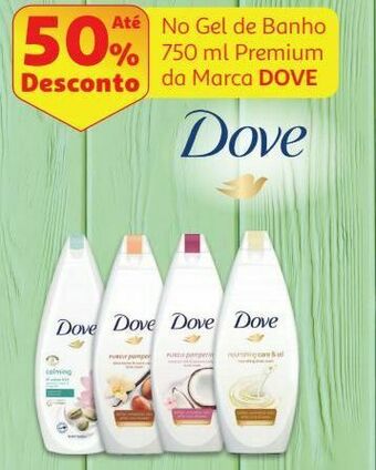 Auchan Gel de banho dove promoção