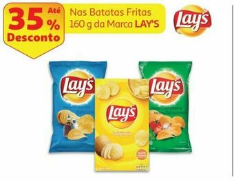 Auchan Batatas fritas lisas lay's promoção