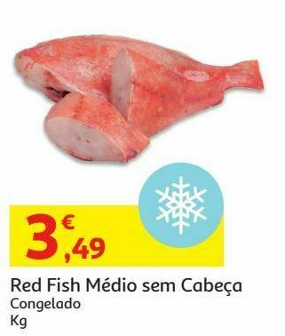 Auchan Red/fish medio congelado promoção