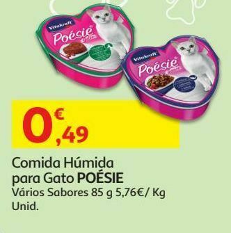 Auchan Comida húmida gato vitakraft promoção