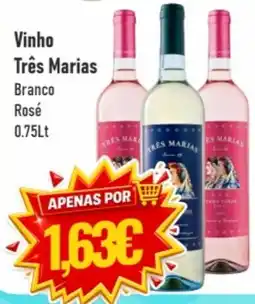 Belita Vinho Três Marias Branco Rosé promoção