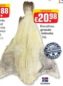 Bolama Bacalhau graúdo promoção
