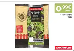 Amanhecer Salada Ibéria promoção