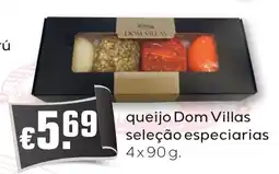 Bolama queijo dom villas seleção especiarias promoção
