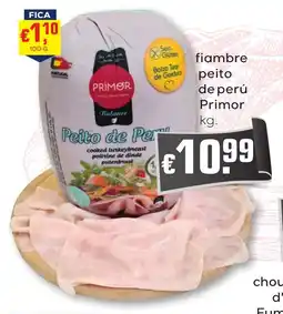 Bolama fiambre peito de perú primor promoção