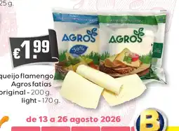 Bolama queijo flamengo agros fatias promoção