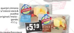 Bolama queijo limiano s/casca vaca & ovelha original/meio-gordo promoção