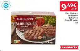 Amanhecer Hambúrguer de bovino amanhecer promoção