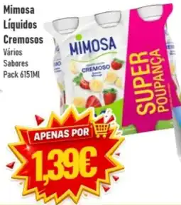 Belita Mimosa líquidos cremosos promoção