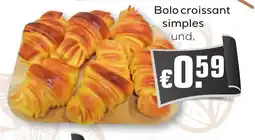 Bolama Bolo croissant simples promoção