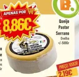 Belita Queijo Pastor Serrano promoção