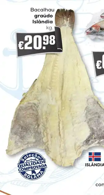 Bacalhau graúdo Islândia