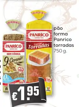 Bolama panrico pão forma torradadas promoção
