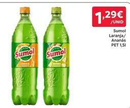 Amanhecer Sumol Laranja/Ananás promoção