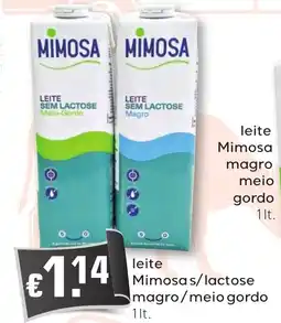 Bolama leite mimosa s/lactose magro/meio gordo promoção