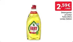 Amanhecer Detergente p/Loiça Fairy Ultra Limão promoção