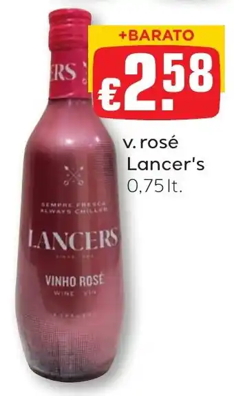 Vinho rosé Lancers