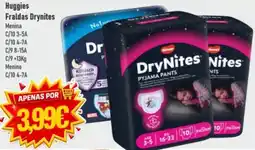 Belita Huggies fraldas drynites promoção