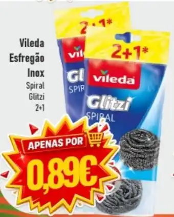 Belita Vileda Esfregão Inox Spiral Glitzi promoção