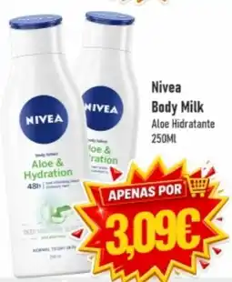Belita Nivea body milk aloe & hydration promoção