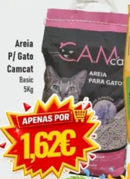 Belita Areia para gato camcat basic promoção