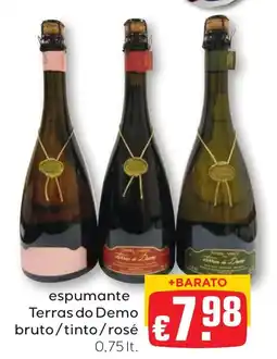 Bolama espumante terras do demo bruto/tinto/rosé promoção