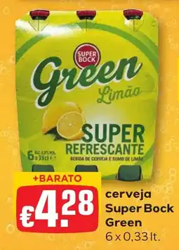 Bolama cerveja super bock green promoção