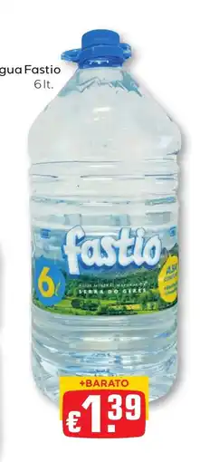 Bolama Água Fastio promoção
