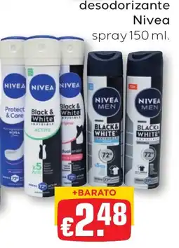 Bolama desodorizante nivea spray promoção