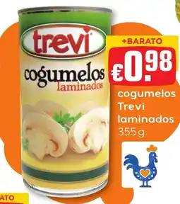 Bolama Trevis cogumelos laminados promoção