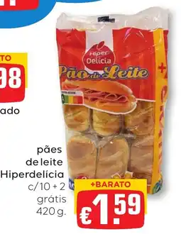 Bolama pães de leite hiperdelícia promoção