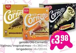 Bolama gelado olá cornetto promoção