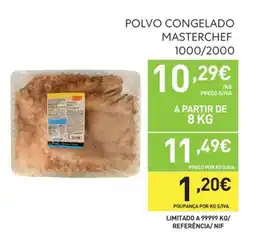 Recheio Polvo congelado masterchef promoção