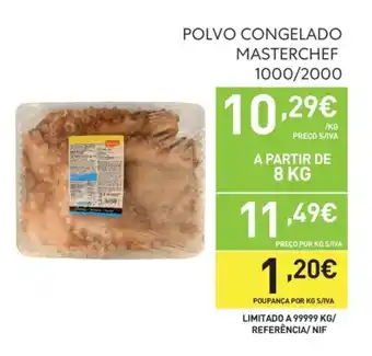 Polvo congelado masterchef