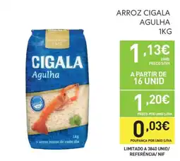Recheio Arroz cigala agulha promoção