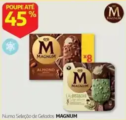 Auchan Numa Seleção de Gelados Magnum promoção