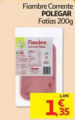 Auchan Fiambre corrente fatias promoção