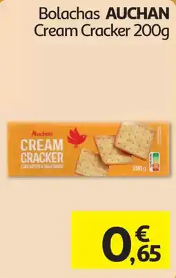 Auchan Bolachas auchan cream cracker promoção