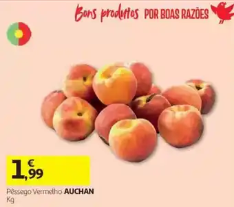 Auchan Pêssego Vermelho Auchan promoção