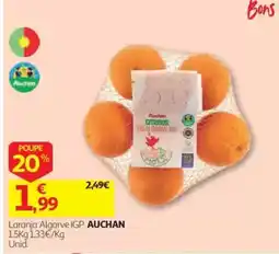 Auchan Laranja Algarve IGP Auchan promoção