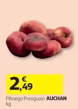 Auchan Pêssego Paraguaião auchan promoção