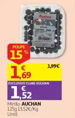 Auchan Mirtilo AUCHAN promoção