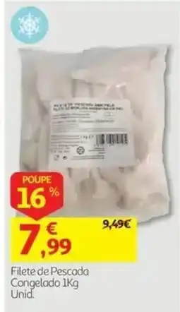 Auchan Filete de Pescada Congelado promoção