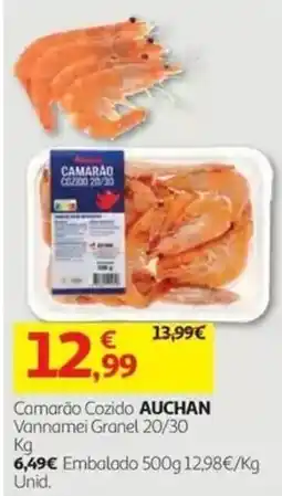 Auchan Camarão cozido auchan promoção