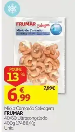 Auchan miolo camarão selvagem frumar promoção