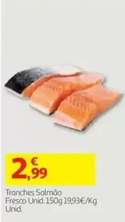 Auchan Tranches Salmão promoção