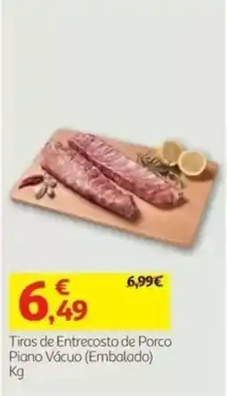 Auchan Tiras de Entrecosto de Porco Piano Vácuo promoção