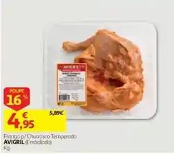 Auchan Frango p/ Churrasco Temperado AVIGRIL promoção
